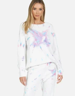 Lauren Moshi Noleta Spray Hummingbird*Women Long Sleeve