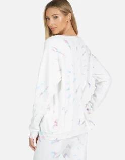 Lauren Moshi Noleta Spray Hummingbird*Women Long Sleeve