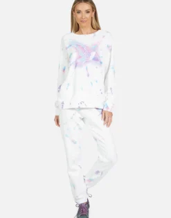 Lauren Moshi Noleta Spray Hummingbird*Women Long Sleeve