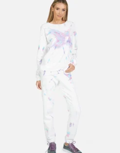 Lauren Moshi Noleta Spray Hummingbird*Women Long Sleeve