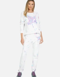 Lauren Moshi Noleta Spray Hummingbird*Women Long Sleeve