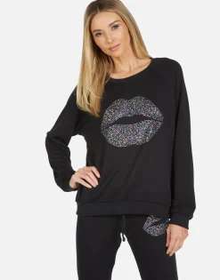 Lauren Moshi Noleta Sprinkle Lip*Women Long Sleeve