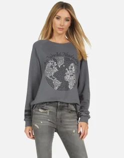Lauren Moshi Noleta World Needs Love*Women Long Sleeve