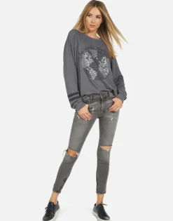 Lauren Moshi Noleta World Needs Love*Women Long Sleeve