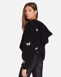Lauren Moshi Optimist Butterflies Sherpa Jacket In | Lumi By *Women Jackets