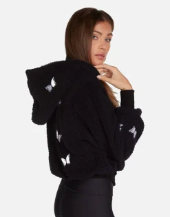 Lauren Moshi Optimist Butterflies Sherpa Jacket In | Lumi By *Women Jackets