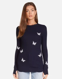 Lauren Moshi Optimist Butterflies Thermal In | Mckinley By *Women Long Sleeve