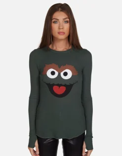 Lauren Moshi Oscar The Grouch Fitted Thermal In | Mckinley By *Women Long Sleeve