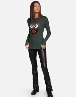Lauren Moshi Oscar The Grouch Fitted Thermal In | Mckinley By *Women Long Sleeve