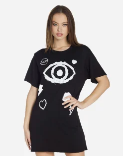 Lauren Moshi Painted Evil Eye Dress In | Misty By *Women Dresses