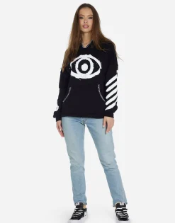Lauren Moshi Painted Evil Eye Pullover Hoodie In | Raya By *Women Hoodies