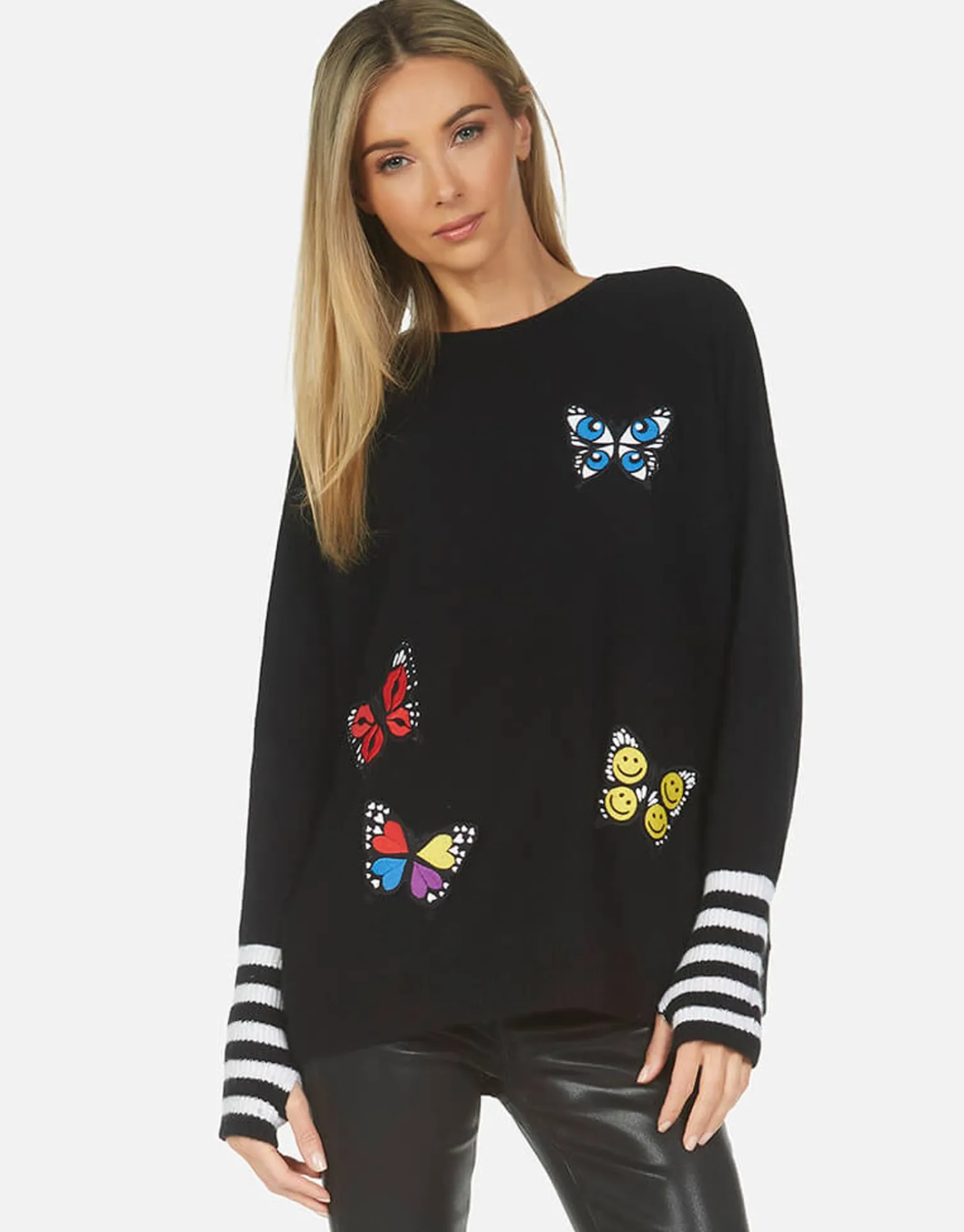 Lauren Moshi Paloma Butterfly Patches*Women Sweaters & Knits