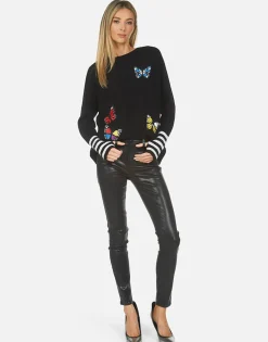 Lauren Moshi Paloma Butterfly Patches*Women Sweaters & Knits