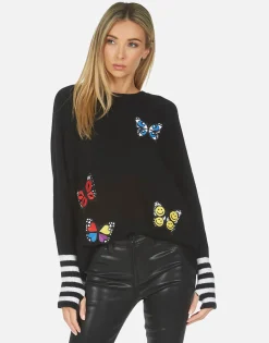 Lauren Moshi Paloma Butterfly Patches*Women Sweaters & Knits