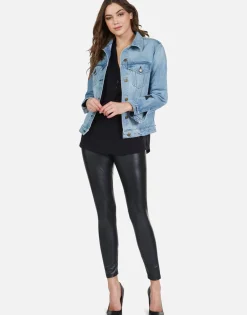 Lauren Moshi Peace Lightning Denim Boyfriend Jacket | Spencer By *Women Jackets