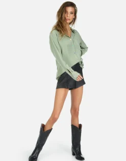 Lauren Moshi Pilar Rainbow Heart*Women Long Sleeve