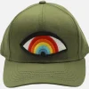 Lauren Moshi Rainbow Eye Patch Canvas Hat | Bay By * Hats