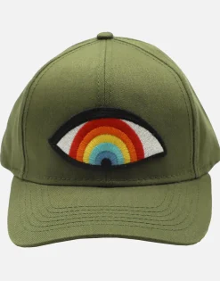Lauren Moshi Rainbow Eye Patch Canvas Hat | Bay By * Hats
