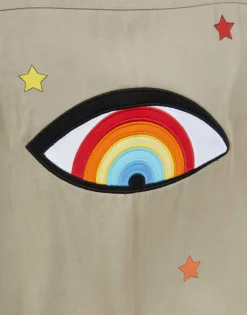 Lauren Moshi Rainbow Eye Stars L/S Button Up Denim Shirt | Sloane By *Women Long Sleeve