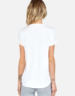 Lauren Moshi Rainbow Gap Mouth Vintage S/S Roll Up Tee | Edda By *Women Short Sleeve