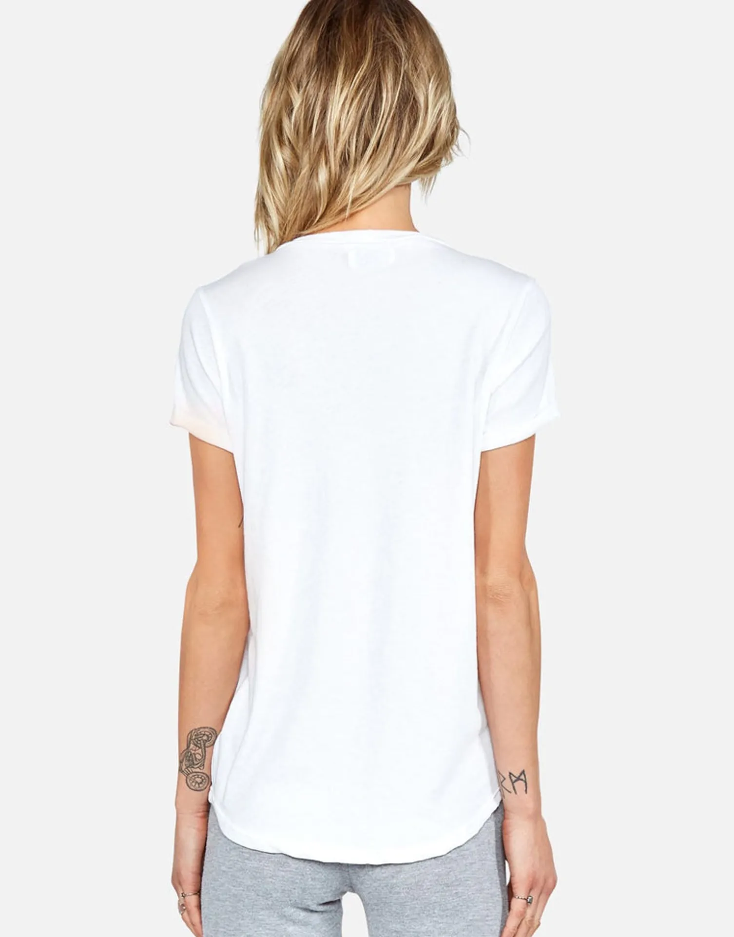 Lauren Moshi Rainbow Gap Mouth Vintage S/S Roll Up Tee | Edda By *Women Short Sleeve