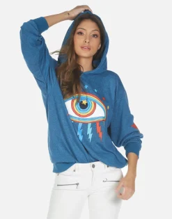 Lauren Moshi Rainbow Lighting Eye Hoodie | Harmony By *Women Hoodies