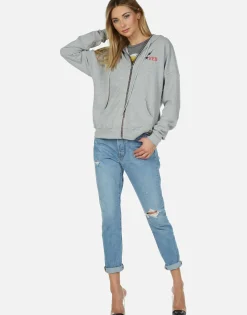 Lauren Moshi Rainbow Lightning Eagle Zip Up Hoodie | Avalyn By *Women Hoodies