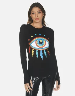 Lauren Moshi Rainbow Lightning Eye Fitted Thermal | Mckinley X By *Women Long Sleeve