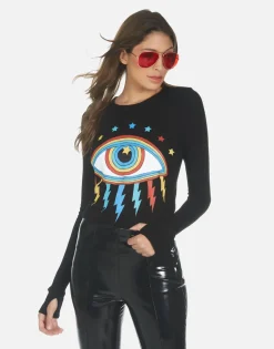 Lauren Moshi Rainbow Lightning Eye Fitted Thermal | Mckinley X By *Women Long Sleeve