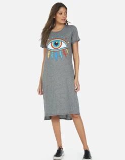 Lauren Moshi Rainbow Lightning Eye Midi Dress | Genesis By *Women Dresses