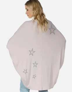 Lauren Moshi Rainbow Outline Stars Cardigan Wrap | Isla By *Women Sweaters & Knits