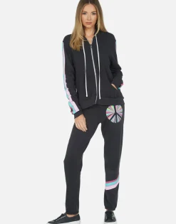 Lauren Moshi Rainbow Ray Peace Boyfriend Sweatpant | Gia By *Women Long Sweatpants