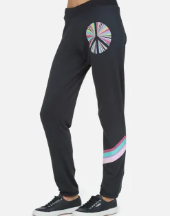 Lauren Moshi Rainbow Ray Peace Boyfriend Sweatpant | Gia By *Women Long Sweatpants