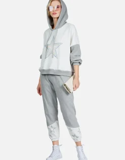 Lauren Moshi Rainbow Star Outline Drop Shoulder Hoodie | Ellie By *Women Hoodies