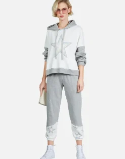 Lauren Moshi Rainbow Star Outline Drop Shoulder Hoodie | Ellie By *Women Hoodies