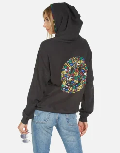 Lauren Moshi Raya Lucky Happy Face*Women Hoodies