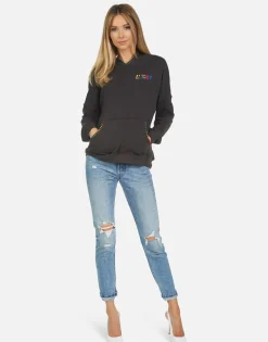 Lauren Moshi Raya Lucky Happy Face*Women Hoodies