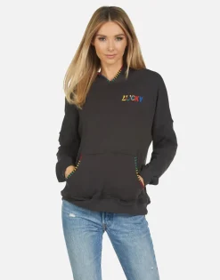 Lauren Moshi Raya Lucky Happy Face*Women Hoodies