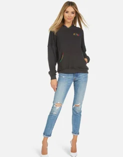 Lauren Moshi Raya Lucky Happy Face*Women Hoodies