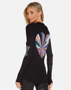 Lauren Moshi Rays Of Love Fitted Top W/ Thumbholes | Mckinley By *Women Long Sleeve