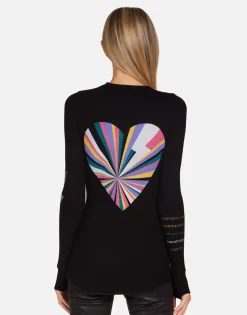 Lauren Moshi Rays Of Love Fitted Top W/ Thumbholes | Mckinley By *Women Long Sleeve