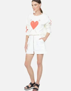 Lauren Moshi Red Arrow Rose L/S Women'S Pullover | Sia By *Women Long Sleeve