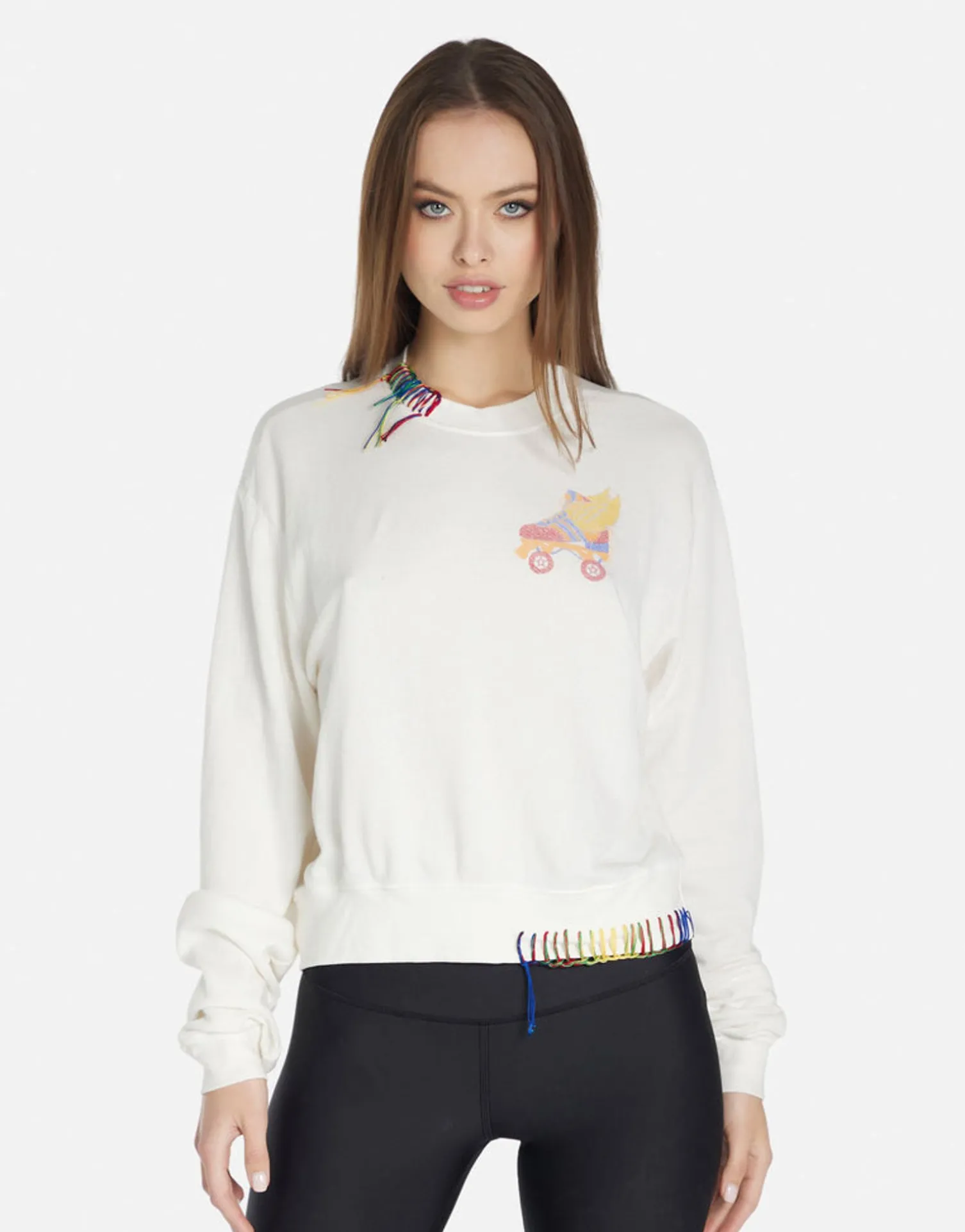 Lauren Moshi Retro Skate Crop Pullover In | Spalding By *Women Sweaters & Knits