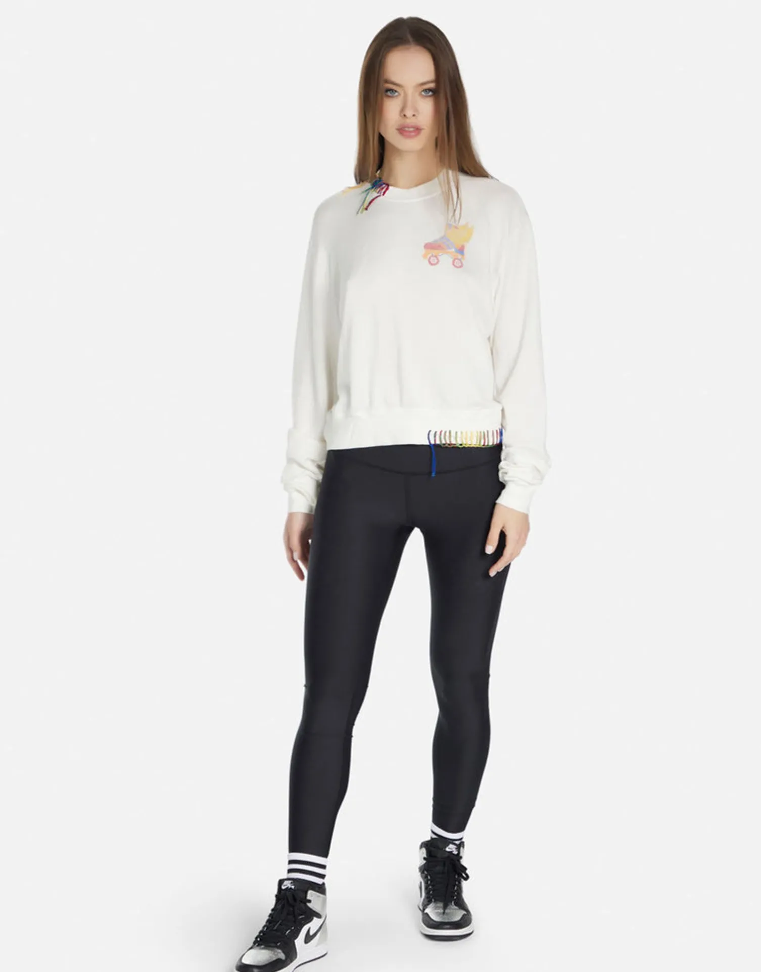 Lauren Moshi Retro Skate Crop Pullover In | Spalding By *Women Sweaters & Knits