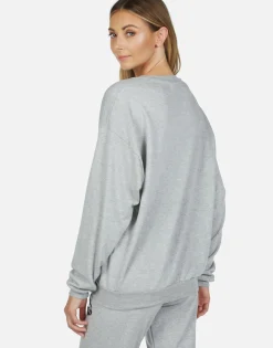 Lauren Moshi Rock Bear L/S Oversized Boyfriend Pullover | Babbs By *Women Long Sleeve