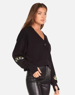 Lauren Moshi Rocker Eye L/S Henley In | Kathryn By *Women Long Sleeve