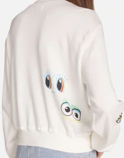 Lauren Moshi Rocker Eye Pullover In | Spalding By *Women Long Sleeve