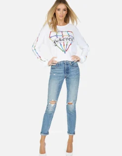 Lauren Moshi Rooney Bone Diamond*Women Long Sleeve