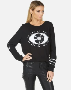 Lauren Moshi Rooney Record Eye*Women Long Sleeve
