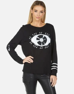 Lauren Moshi Rooney Record Eye*Women Long Sleeve